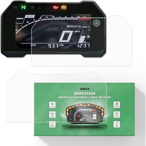 إكسسوارات دراجات نارية مجموعة حامي لوحة دائرة دائرة الرقابة Nano Glass ل Yamaha YZF-R7 2022+ (2 × مضاد للوهج)