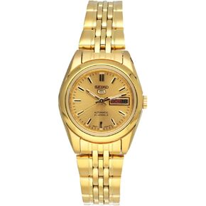SEIKO 5 Automatic Gold Dial Ladies Watch SYMA38K1