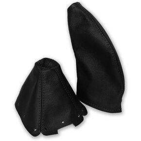 Ltd Compatible with Shift Boot & E Brake Boot for Mazda MX-5 Miata 1989-1997 Leather