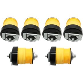 6PCS Center Rear Body Mount Kit Compatible with 250 350 450 550 Super Duty Truck 2008-2016 924-066 924-065