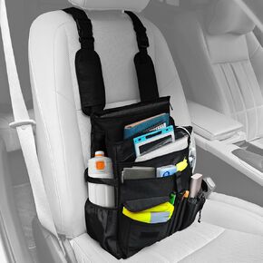 Patrol Law Enforcement, Patrol Bags, Police Gear Bag for Car Front Seat Organizer with Molle System, Cup Holders, Water Resistant Police Gear Duty bags, Fits Vehicle Passenger Seat