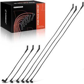 A-Premium Ignition Spark Plug Wires Set of 6 Compatible with Ford F-150 2001-2008, F-150 Heritage 2004, E-150 E-250 E-150 Econoline Club Wagon, V6 4.2L