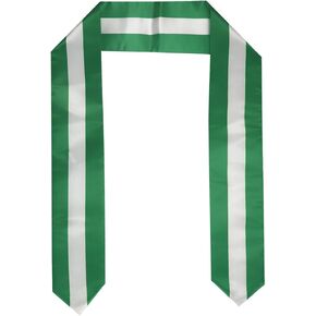 Nigeria Flag Graduation Stole Sash for Study Aboard International Students Abroad Adult Unisex- Cool Graduation Shawl Sash Stole Wraps Scraf