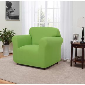 Madison Stretch Jersey Lime Chair Slipcover ، Solid