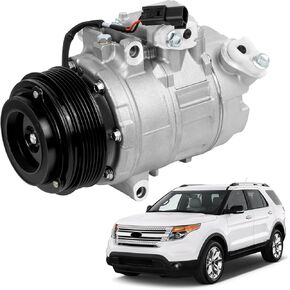 Air Conditioner AC Compressor with Ford Explorer 2011 2012 2013 2014 2015#V6 3.5L,3496CC,Keep Cooling