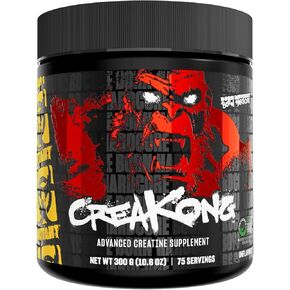 Mutant CREAKONG – Advanced Creatine Supplement with Triple Creatine Blend for Muscle Strength, Size & Performance – Unflavoured, Banned Substance Tested – 300g (75 Servings)