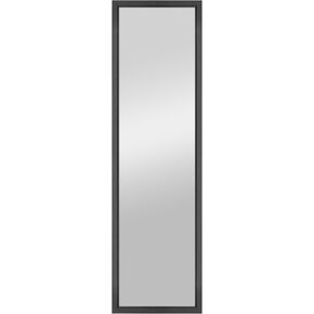 MCS 18.9x66 Mercer Leaner Wall Mirror, Black Full Length Wall Leaning Mirror, Vertical & Horizontal Wall Hanging Mirror for Bedroom, Bathroom, Entryway & Livingroom