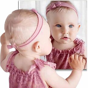 1pcs مرآة كاملة الطول للأطفال مرآة عازلة غرفة نوم ، مرآة جدار بدون إطار للجدار كامل الطول الأطفال 12 "x12" ، مرآة باب غرفة نوم طويلة ، تمرين للمنزل ، مرآة جيم جيم