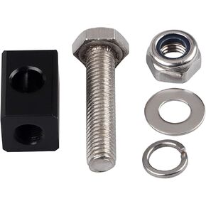 SHMT Motorcycle Black Headlight Mounting Block Bracket Bottom Mount for Harley Sportster 883 1200 Dyna Softail Touring Electra Glide