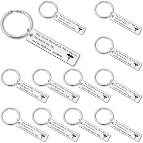 12pcs Thank You Keychain for Nurses Doctors Veterinarian Appreciation Jewelry for Colleague Coworker Farewell Going Away Nurse Week Gift Medical Assistant Gifts Retirement Christmas Birthday Present