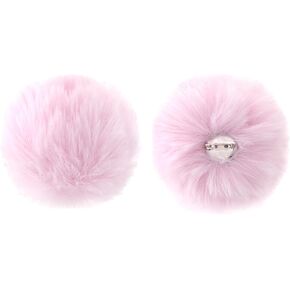 2 PCS Easter Bunny Tail Rabbit Tail Costume Accessory for Animal Halloween Cosplay