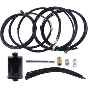 MUCO Nylon Fuel Line kit NFR0004 Fuel Lines Kit Compatible with GMC Yukon Chevy Tahoe 4 Door 5.7L Chevy 1995 1996 1997 Nylon Fuel Line Replacement Kit