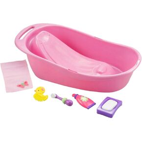JC Toys - for Keeps Playtime! | Baby Doll High Chair | Fits Dolls up to 17" | Sturdy High Chair and Play Accessories | Ages 2+, Pink in Saudi Arabia