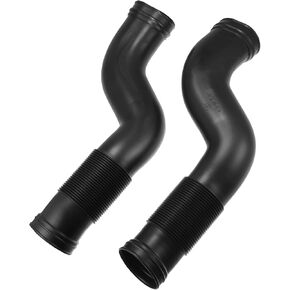 1 Pair Car Air Intake Hose Tube for Mercedes-Benz GL450 GL550 2008-2012 No.A1645051461/A1645051361 Plastic Black Replacement