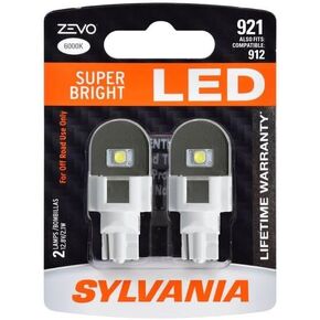 سيلفانيا 921 وايت زيفو LED MINI ، 2 عبوة