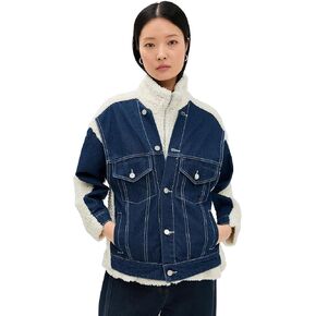 [Blanknyc] Womens Denim و Sherpa Jacket