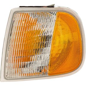 TRQ Left Corner Light Drivers Side Compatible with 1997-2002 Ford Expedition 1997-2003 F-150 1997-1999 F-250 FO2550118