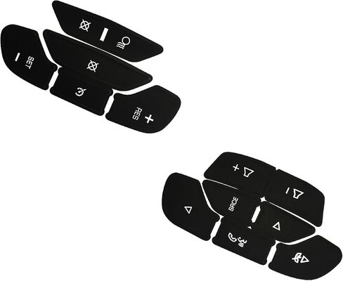 AC Radio Button Stickers Dash Repair Decals Compatible with Cadillac Escalade ESV EXT 2007 2008-2014 (AC16) in Saudi Arabia