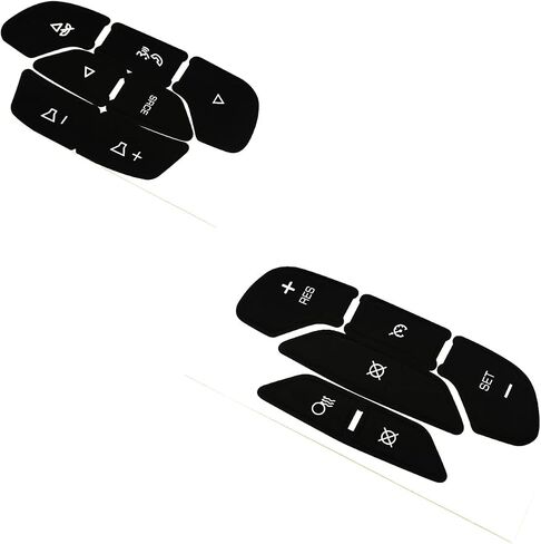 AC Radio Button Stickers Dash Repair Decals Compatible with Cadillac Escalade ESV EXT 2007 2008-2014 (AC16) in Saudi Arabia