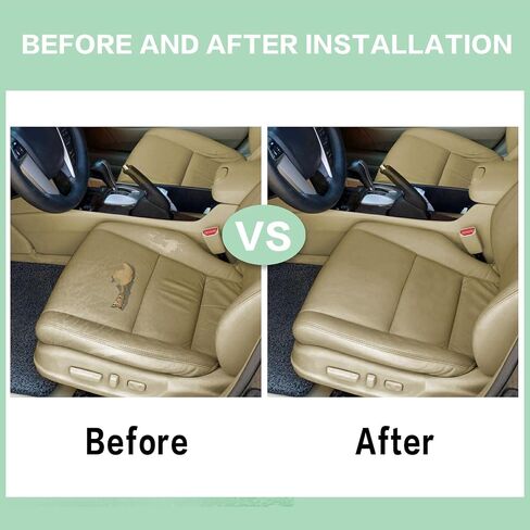 FZJDSD Tan Leather Driver Side Bottom Replacement Seat Cover Compatible with Honda Accord 2008 2009 2010 2011 2012 in Kuwait