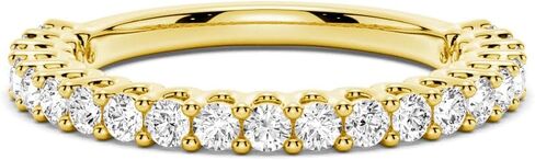 MSBLUE® 2mm Wedding Eternity Band Ring, Round Cut, 14K Gold Vermeil, Rhodium Finish in Saudi Arabia