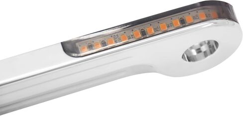 LED Flush Fork Turn Signal Brackets Running Light Fit for Harley Touring Road King Street Glide Electra Glide 1998-2023 (Chrome) in Saudi Arabia