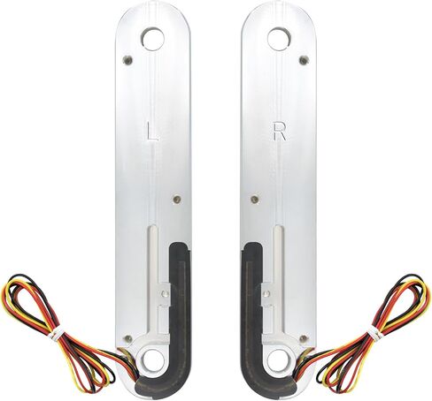 LED Flush Fork Turn Signal Brackets Running Light Fit for Harley Touring Road King Street Glide Electra Glide 1998-2023 (Chrome) in Saudi Arabia
