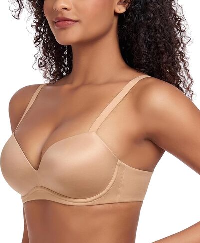 دفعت Lemorosy للسيدات حمالة الصدر اللاسلكية مريحة لا تراجع تحت الأسلاك مبطنة بالدعم والرفع in Kuwait