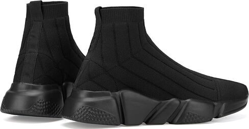 Santiro Mens High Top Sneakers Gym Breathable Tennis Running Walking Slip On Shoes in Saudi Arabia