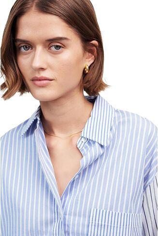 Madewell للسيدات الكبير القميص ذو النسيج الشاحن شامبراي in Saudi Arabia