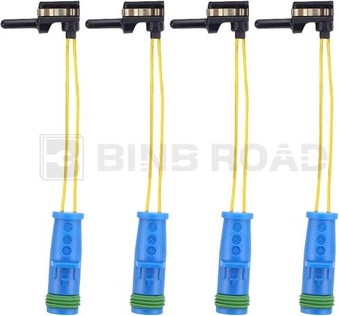4Pcs Front Rear Brake Pad Wear Sensor 1695401617 Compatible with Mercedes Benz C300 CLA250 E400 G550 W205 S205 W213 in Saudi Arabia