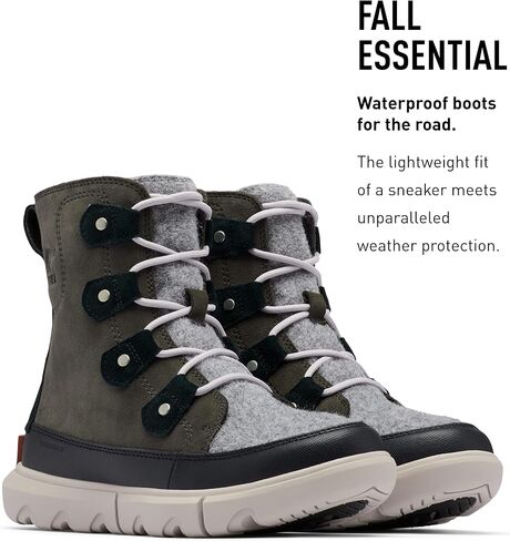 Sorel Women's Explorer II Joan Felt Waterproof Boot - Tawny Buff, Moonstone - Size 8.5 in Saudi Arabia