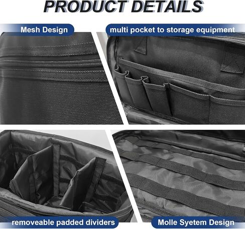 Patrol Law Enforcement, Patrol Bags, Police Gear Bag for Car Front Seat Organizer with Molle System, Cup Holders, Water Resistant Police Gear Duty bags, Fits Vehicle Passenger Seat in Saudi Arabia