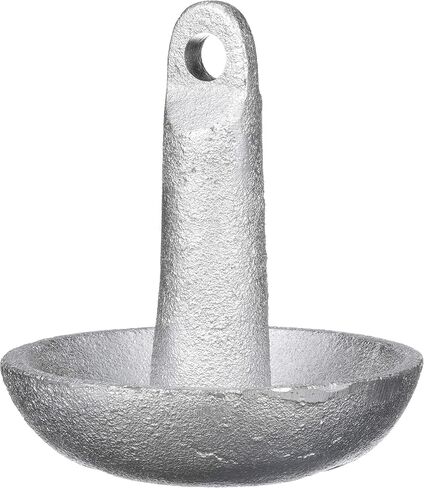 Attwood 9941B1 Cast Iron Mushroom Anchor, 8-Pounds, Aluminum-Plated Silver Finish,Black in Saudi Arabia