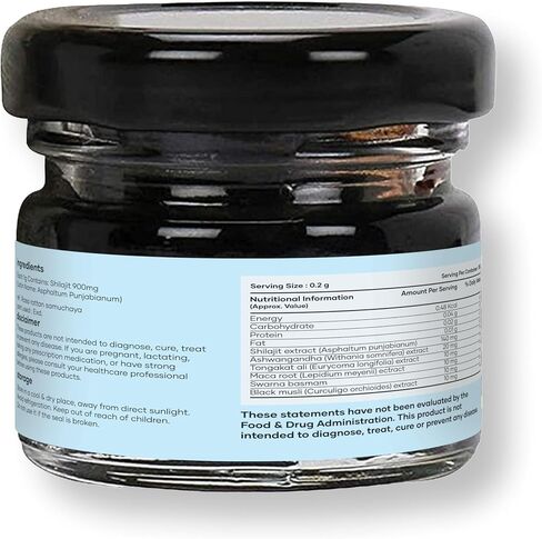 mars by GHC | Pure Himalayan Shilajit Resin - Natural Mineral Extract, 20g (Pack of 3) in Saudi Arabia