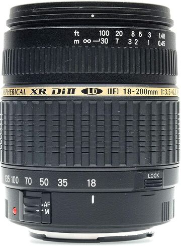 Tamron Auto Focus 18-200mm f/3.5-6.3 XR Di II LD Aspherical (IF) Macro Zoom Lens for Canon Digital SLR Cameras (Model A14E) Black in Saudi Arabia