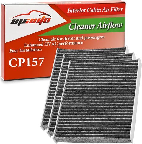 EPAuto CP157 (CF12157) Carbon Replacement for Cabin Air Filter includes Activated Carbon in Kuwait