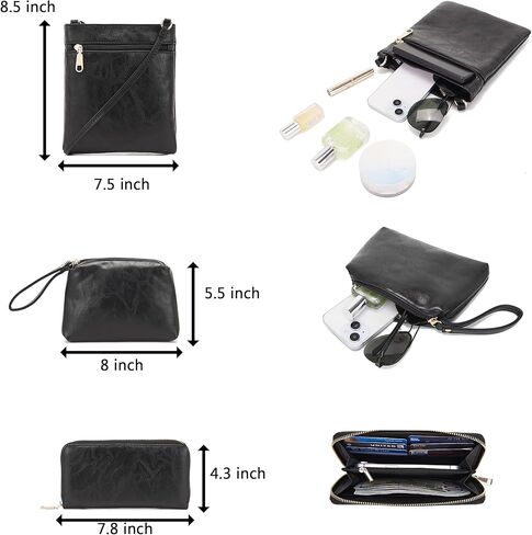 المحافظ للنساء حقائب اليد ومحفظة مجموعة كبيرة من الأشرار كروسة حقيبة السيدات محفظة 4 أجهزة كمبيوتر in Kuwait