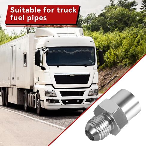 2 Pack TBI/Vortec 87-98 Truck 6an Male Flare Supply Feed Feed Line Adapter Mittipting مع الإناث M14-1.5 إلى AN6 Oring Power Steering F06ANFM1415 in Kuwait