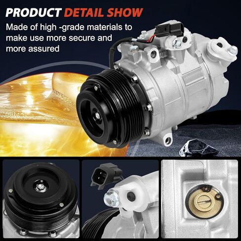 Air Conditioner AC Compressor with Ford Explorer 2011 2012 2013 2014 2015#V6 3.5L,3496CC,Keep Cooling in Kuwait