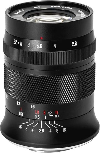 مايك عدسة ماكرو ثابتة بفتحة كبيرة 60 ملم f2.8 باطار APS-C والتركيز اليدوي متوافقة مع كاميرات اوليمبوس EM1 M5 M10 EP5 EPL3 PL5 باناسونيك لوميكس GM1 GM2 GX1 GX غير عاكسة M4/3 in Kuwait