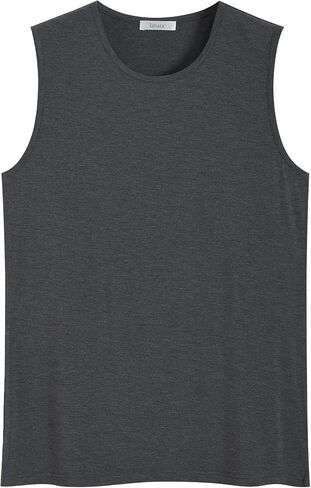 Latuza Men's Bamboo Viscose Muscle Tank Top Sleeveless Workout Shirt 2 Pack in Saudi Arabia