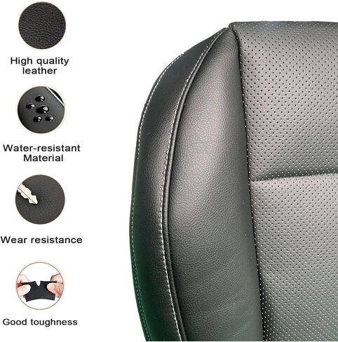 Perforated Leather Seat Cover Tan | Compatible with 2015-2017 Subaru Outback & 2015-2019 Legacy – Fits Heated & A/C Seats (Tan, Driver Bottom) in Saudi Arabia