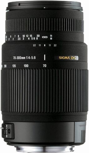 سيجما 70-300 ملم f4-5.6 DG OS عدسة بصرية ثابتة لكاميرات كانون الرقمية والأفلام اس ال ار in Kuwait