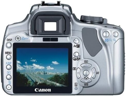 Canon Rebel XTi DSLR Camera with EF-S 18-55mm f/3.5-5.6 Lens (Silver) (OLD MODEL) in Saudi Arabia