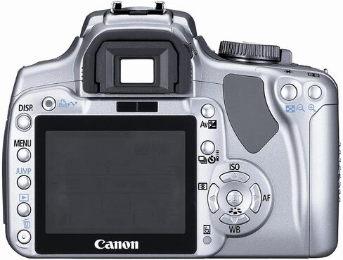 Canon Rebel XTi DSLR Camera with EF-S 18-55mm f/3.5-5.6 Lens (Silver) (OLD MODEL) in Saudi Arabia