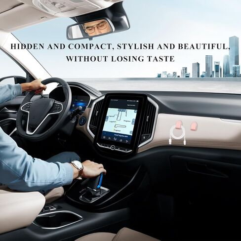 5 PCS Car Mini Hooks ، Ho -Auto Dashboard متعددة الوظائف ربط شماعات المقعد الخلفي للمادة الداخلية ، ملصقات خطاف الحامل المعلق للمفاتيح للمفاتيح (أسود) (أسود) in Kuwait