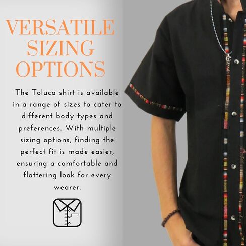 Traditional Mexican Toluca Shirt for Men, Guayabera Style Men's Shirts for Summer, Casual, Cultural & Wedding in Kuwait