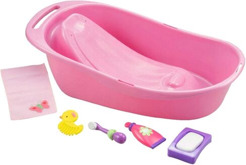 JC Toys - for Keeps Playtime! | Baby Doll High Chair | Fits Dolls up to 17" | Sturdy High Chair and Play Accessories | Ages 2+, Pink in Saudi Arabia