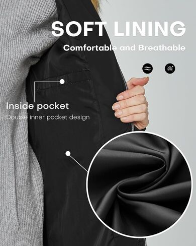 wantdo Women's Long Winter Puffer Coat Warm Waterproof Jackets with Faux Fur Hood in Saudi Arabia